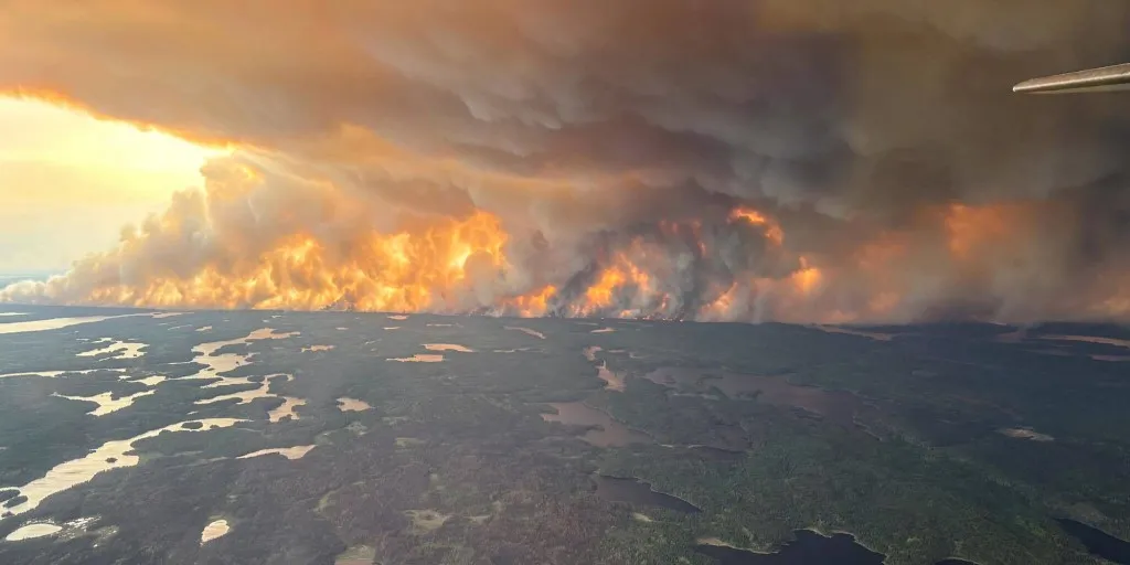 Smoke from Canadian wildfires triggers air quality alerts in Midwest and Plains