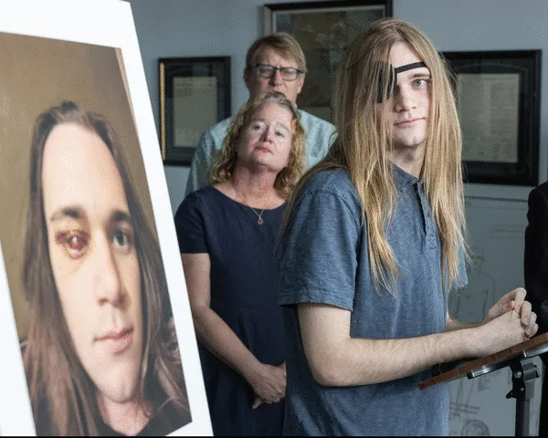 Shot in the head and face at LA 'No Kings' protest, 2 young men are now seeking justice