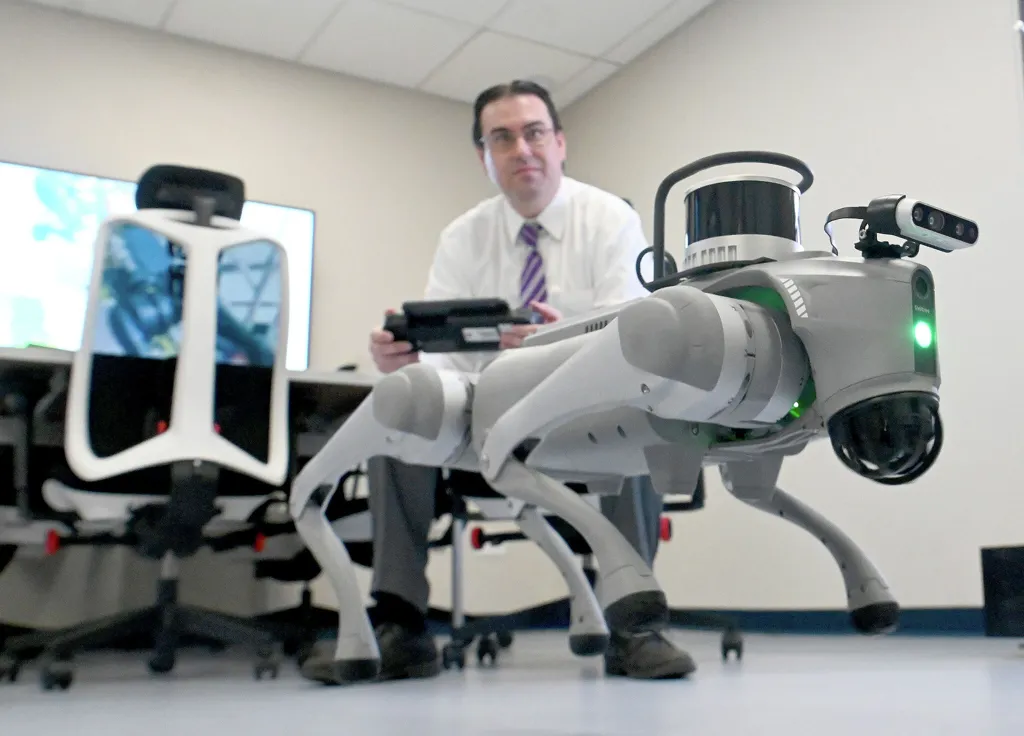 This CT university has added holograms, robot dogs in new artificial intelligence corridor