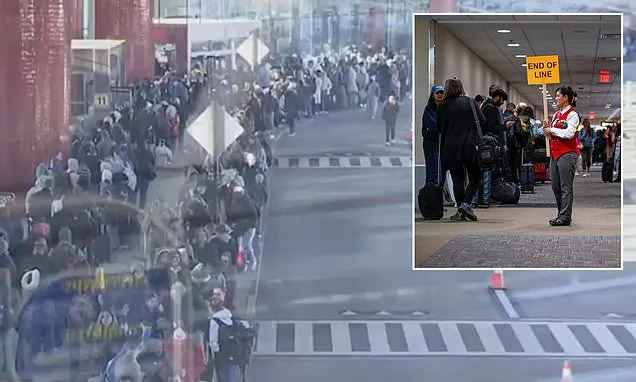 Spring break misery as wild TSA line drags out all the way down STREET