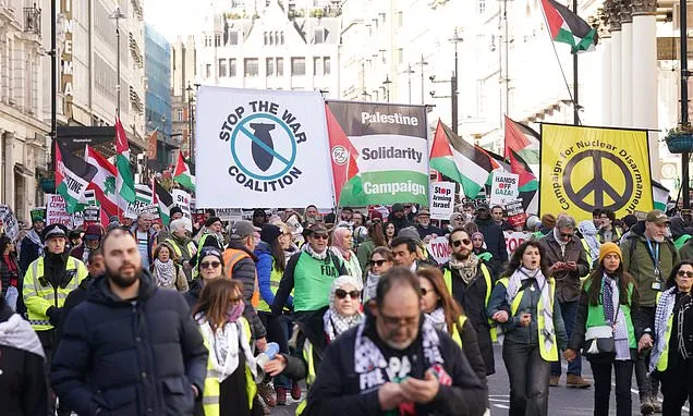 Two Middle East-related protests to be held in central London on...