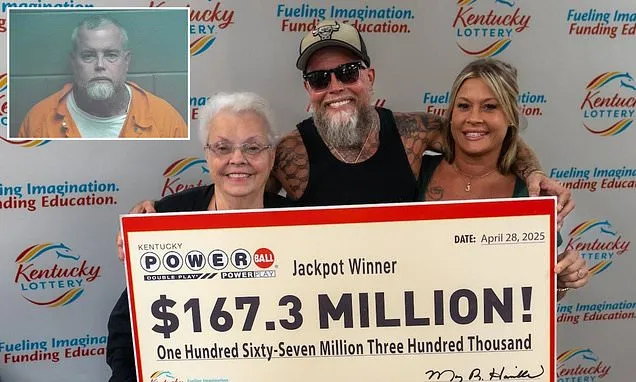 Disgraced past of $167.3M jackpot winner as he's arrested SEVENTH time