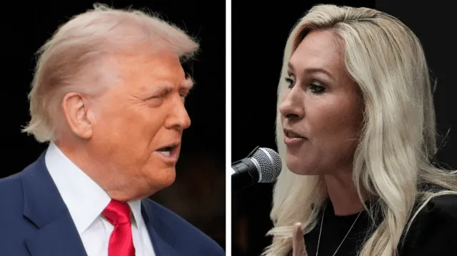 Marjorie Taylor Greene rails against 'insane' Trump after Easter Iran threat