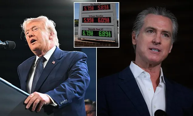 Gavin Newsom blames record-high gas prices on Trump's war in Iran