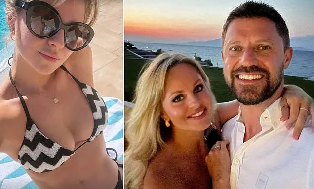 Tina O'Brien shows off her incredible figure in a skimpy bikini