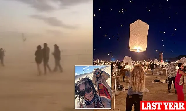 Peaceful nighttime lantern festival descends into chaos