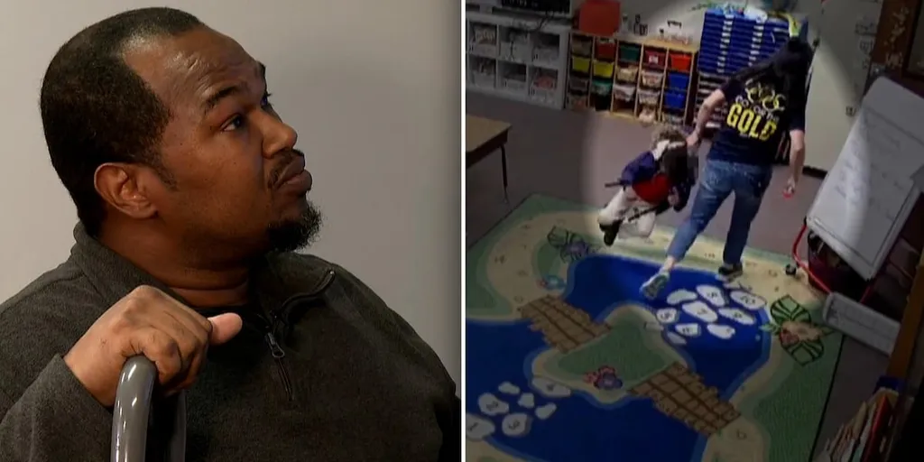 Parent sues school board after video showed teacher carrying 5-year-old student by his collar