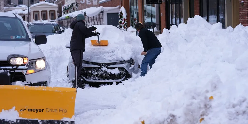 Near-blizzard winter storm to sweep across Northeast, blast towns already buried in feet of snow