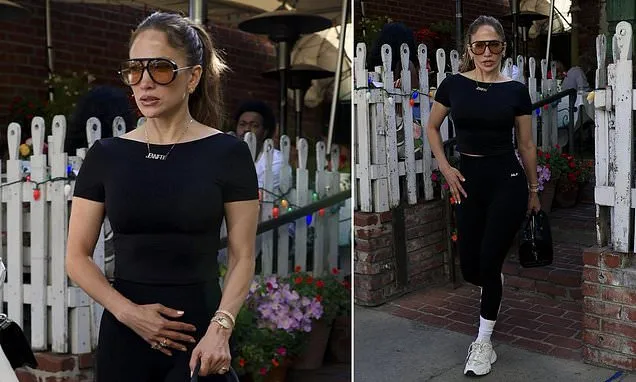 Jennifer Lopez, 56, looks fitter than ever in skintight leggings in LA