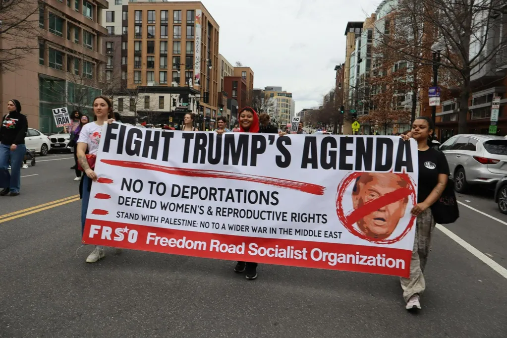 Washington DC protest for International Women's Day
