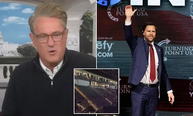 Vance mocked by MS NOW's Joe Scarborough for tiny Turning Point crowd