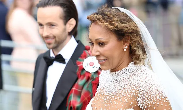 Famous faces including former Spice Girl Emma Bunton attend wedding...