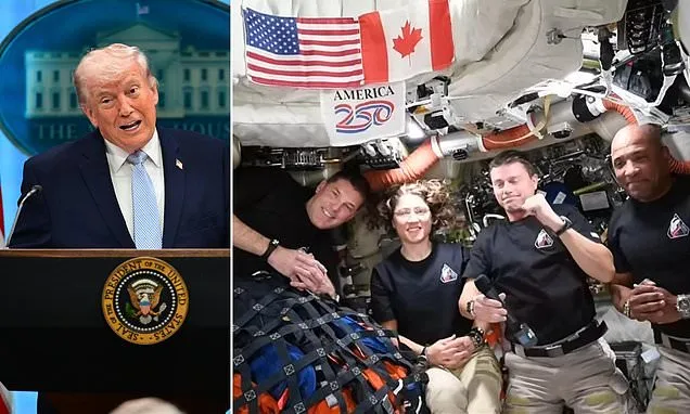 Trump invites Artemis II crew to make 'whole big trip to Mars'