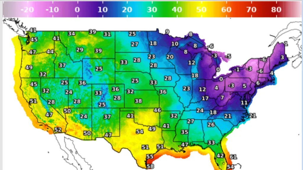 Polar vortex sending Arctic air to US. Where will be coldest?