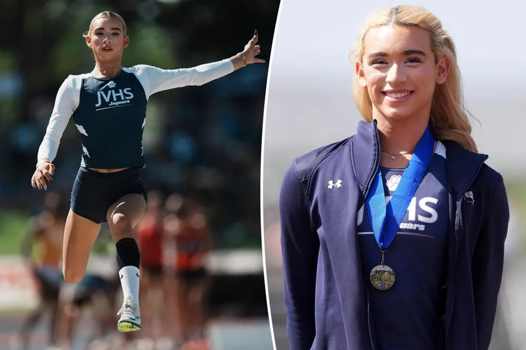 Trans high school track athlete wins first place in girls'...