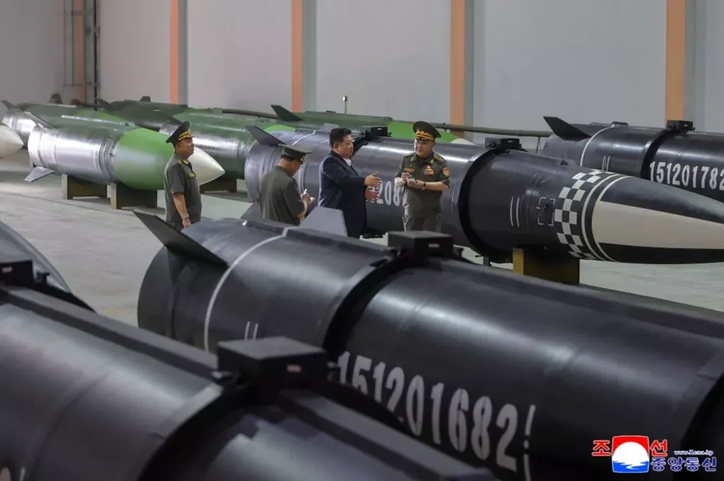North Korea releases photos of Kim Jong Un's missile factory
