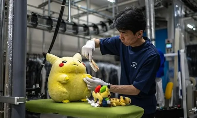 Japan cleaner goes viral with spa-like service for plushies