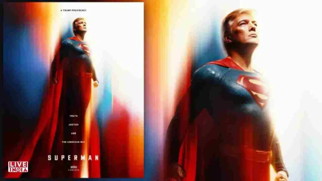 White House Sparks Meme Frenzy With 'Superman Trump' Post Amid James Gunn's Superman Release - Live India