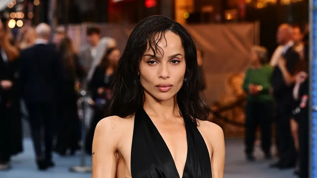 Zoe Kravitz and Austin Butler attend Caught Stealing London screening