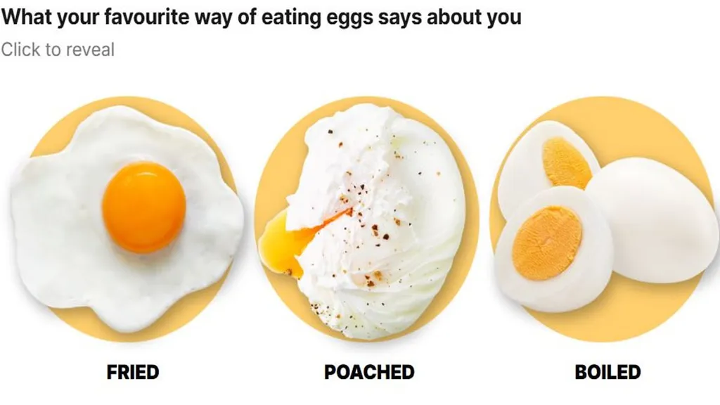 Revealed: What your favourite way of eating EGGS says about you