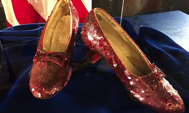 Ruby slippers worn by Judy Garland in 'The Wizard of Oz' to be...