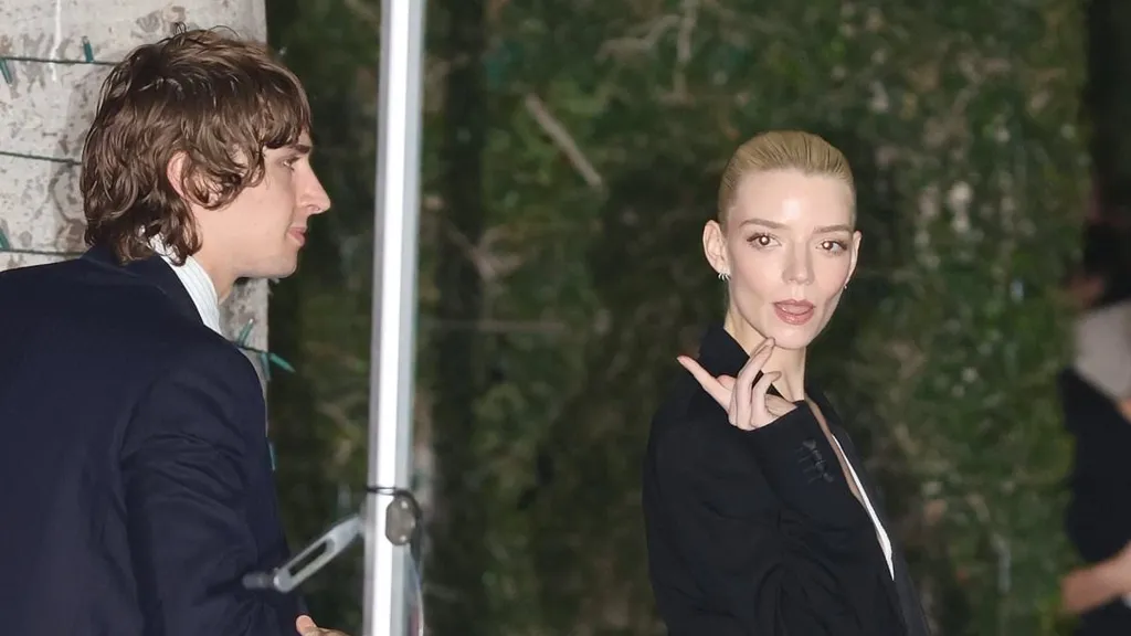Anya Taylor-Joy and husband Malcolm leave Dior's pre-Oscars party