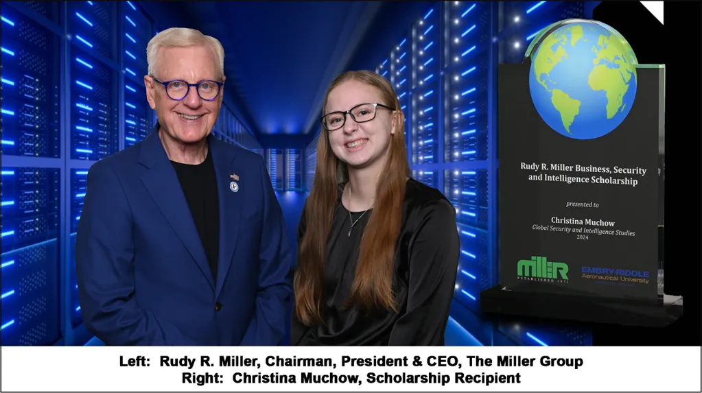 Rudy R. Miller Awards Scholarship to Student at Embry-Riddle Aeronautical University, College of Business, Security and Intelligence, Prescott, Arizona Campus