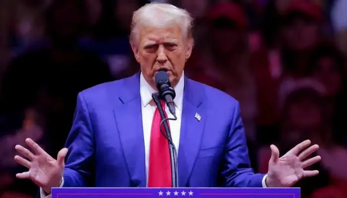 Donald Trump attacks Kamala Harris at New York City rally