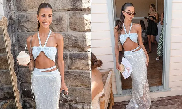 Made in Bondi star shows off her insane figure in wild cut-out dress