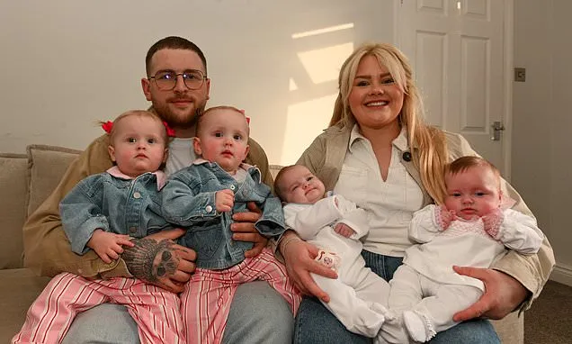 'Infertile couple' welcome two sets of twins just a year apart