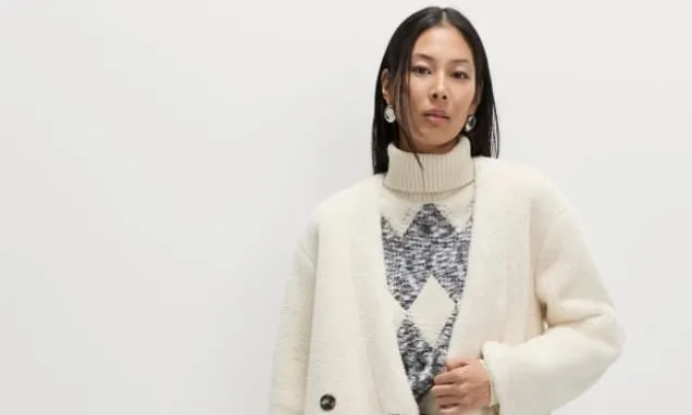 This M&S cosy winter coat is trending on social media