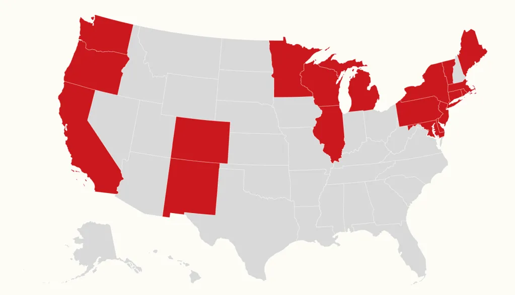 Map shows states suing Health Department over gender-affirming care