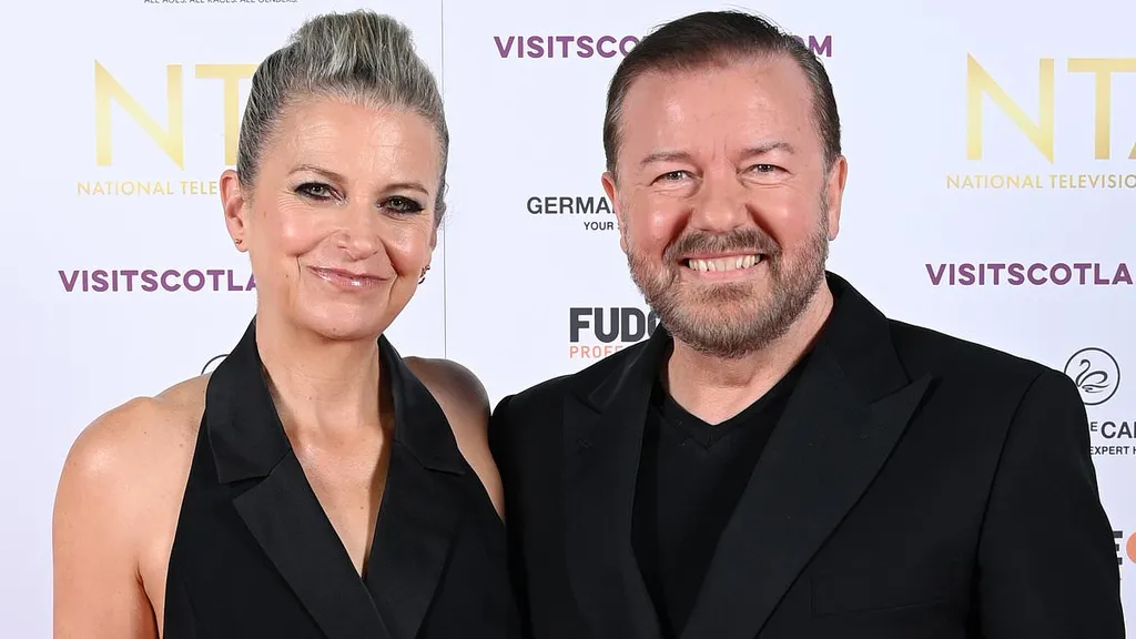 Ricky Gervais' partner Jane Fallon hits out at fake obituary