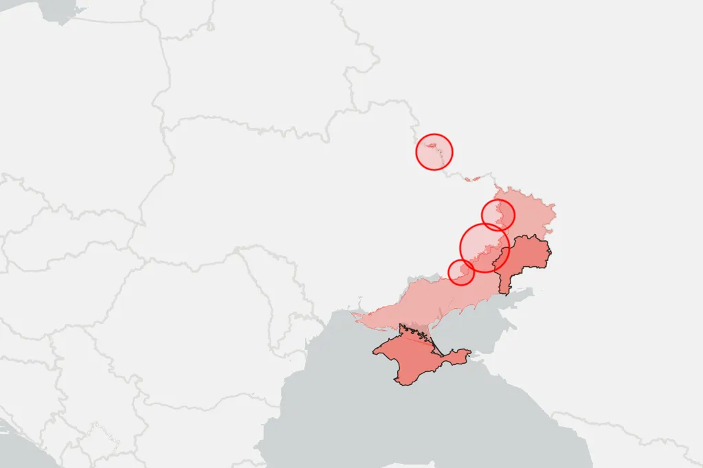 Ukraine war maps show ground won, lost in 2025