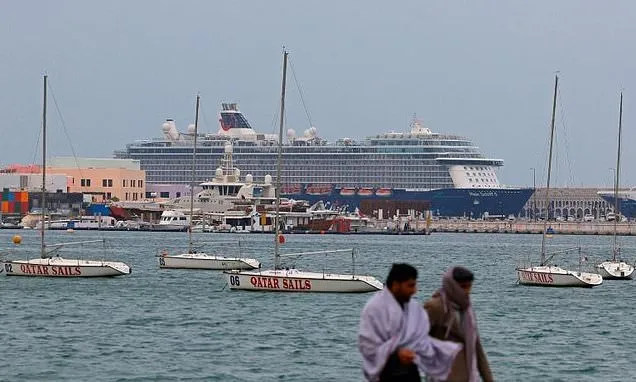 Stranded by war, Doha's cruise passengers hit the road for flights...