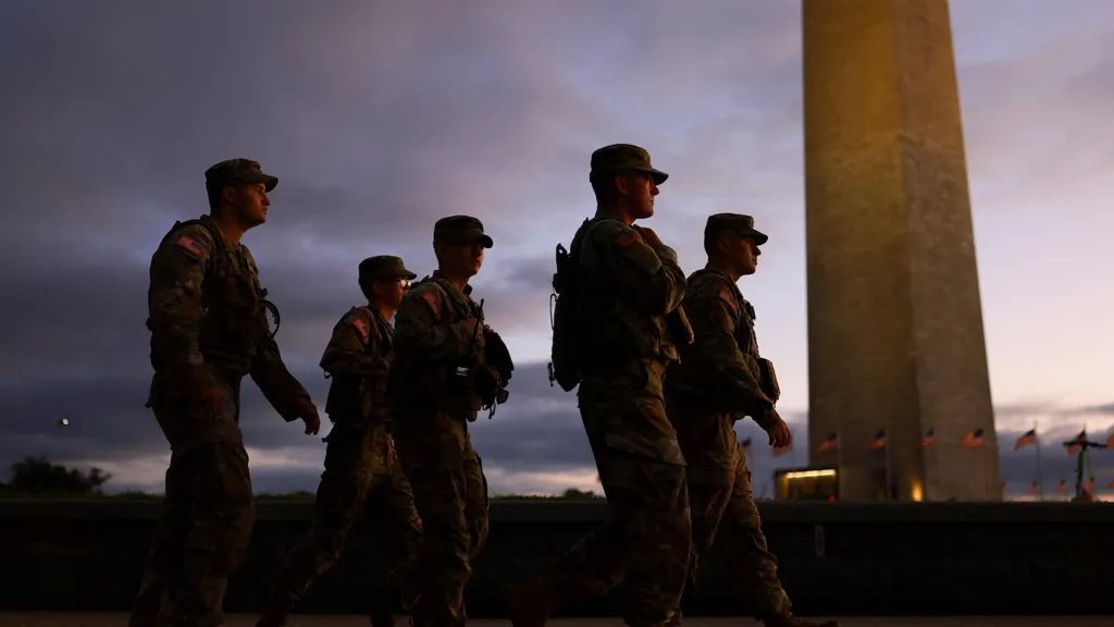 Hegseth authorizes Guard troops in DC to carry weapons