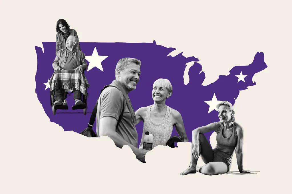 Map reveals the best and worst states to grow old in America