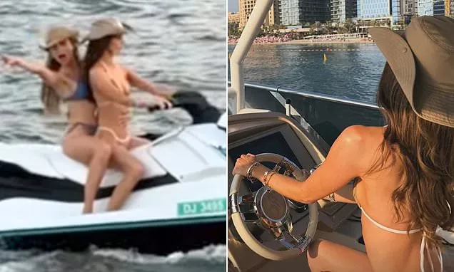 Maura Higgins shows off her lithe physique during Dubai beach break