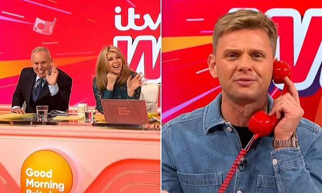 GMB's Jeff Brazier red-faced as competition winner refuses to speak