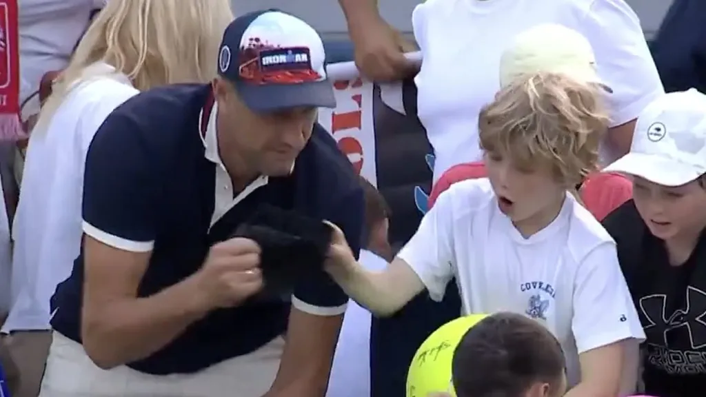 CEO accused of snatching tennis star's hat from little boy at US Open