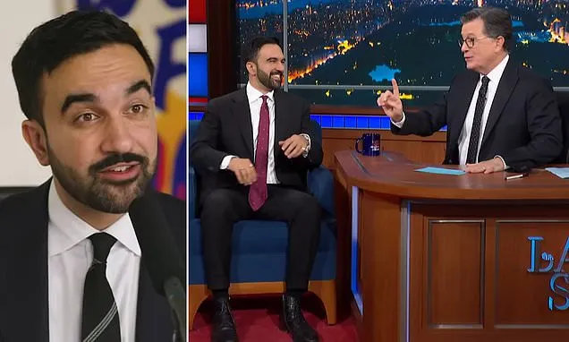 Zohran Mamdani reveals Colbert show pitched 'game' about war in Gaza