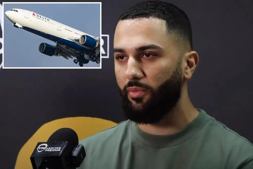 Georgia dad sues  Delta Airlines, alleging flight attendant slapped...