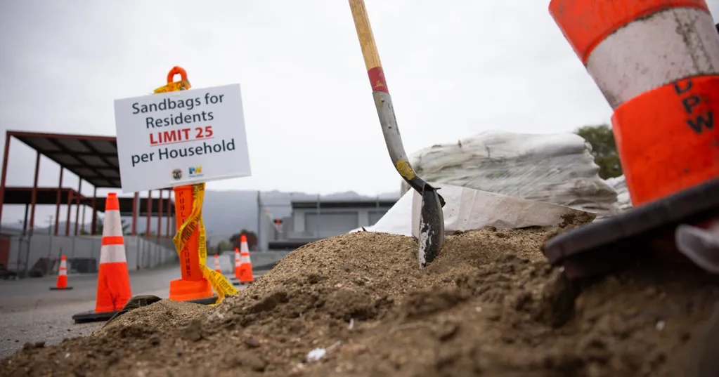 Evacuation warning in place as Southern California winter storm brings threat of debris flows