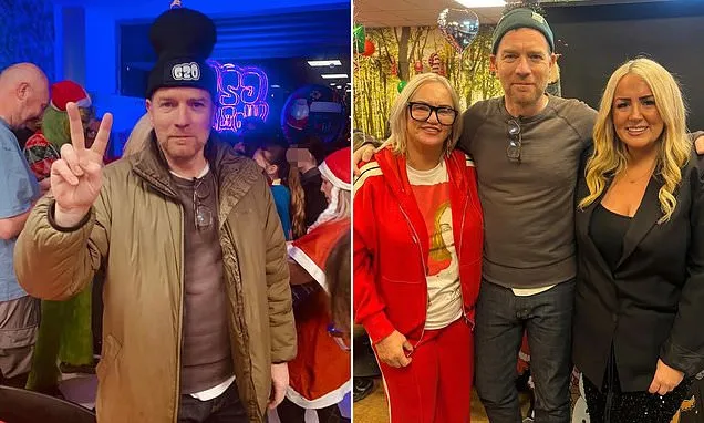 Ewan McGregor attends Christmas party for families in Scotland