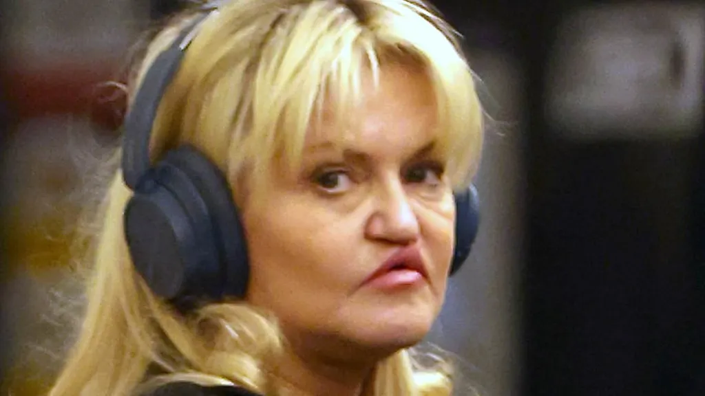 Danniella Westbrook shows off the results of reconstructive surgery