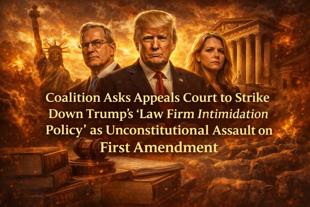 Coalition Asks Appeals Court to Strike Down Trump's 'Law Firm Intimidation Policy' as Unconstitutional Assault on First Amendment 