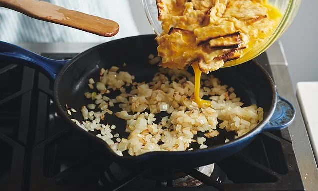 Matzo brei is Passover comfort food fried up in a pan