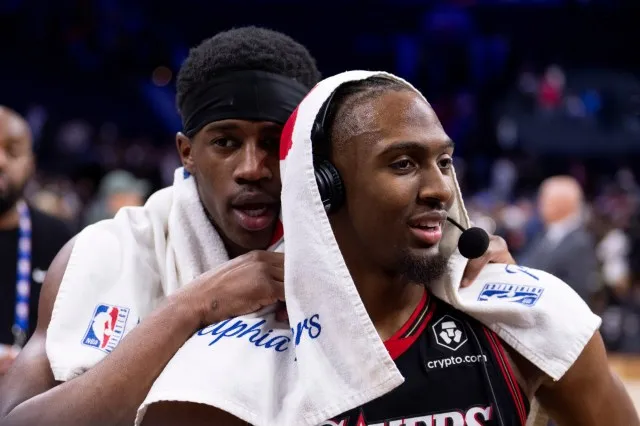 Tyrese Maxey soaks up love after breaking Allen Iverson's 3-point record