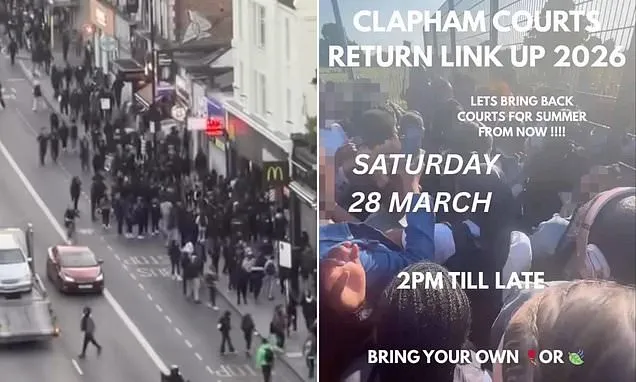 Inside Clapham teen group chats inviting mob chaos