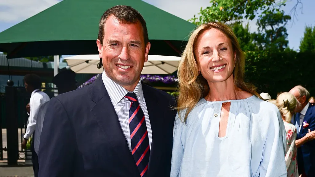 Peter Phillips and girlfriend Harriet Sperling arrive at Wimbledon